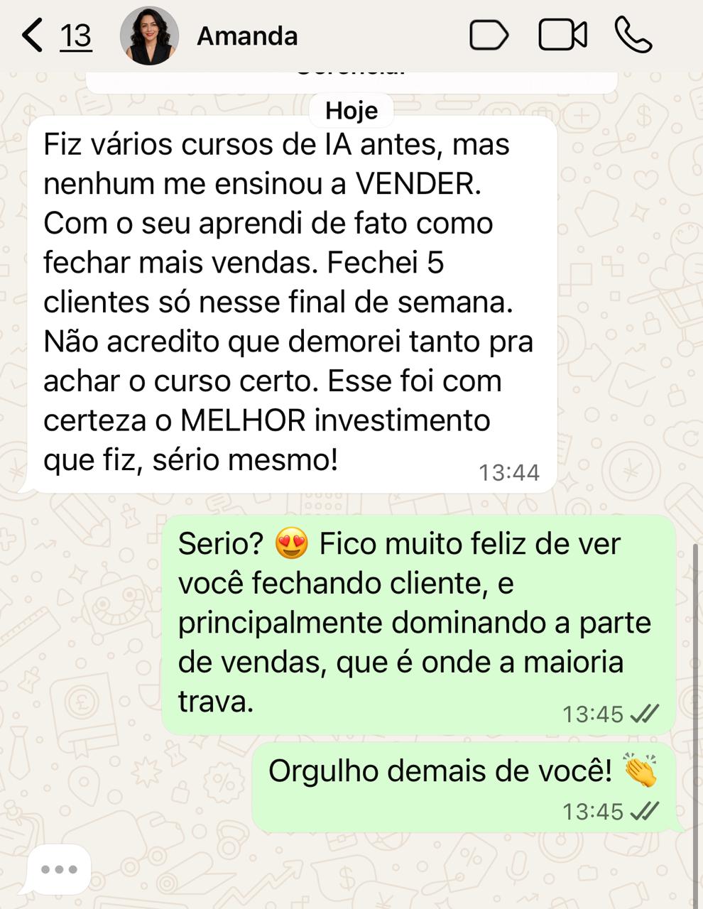 Depoimento Amanda