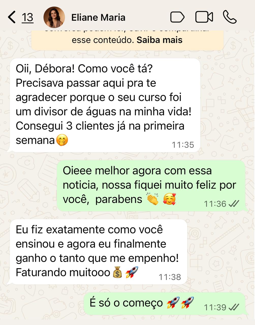 Depoimento Eliane Maria